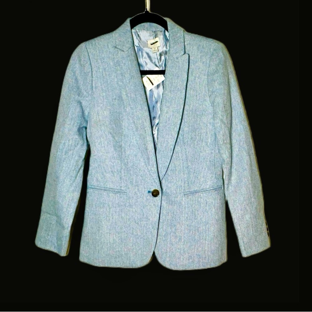 J. Crew Factory Light Blue Blazer - Picture 4 of 16